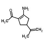 CAS 登录号：145696-97-5， 1-(2-氨基-4-异丙烯基-1-环戊烯-1-基)乙酮