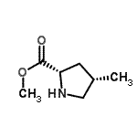 CAS 登录号：145730-69-4， 甲基(4S)-4-甲基-L-脯氨酸酯