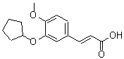 CAS#: 145743-83-5, (2E)-3-[3-(Cyclopentyloxy)-4-Methoxyphenyl]Acrylic Acid