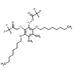 CAS#: 145889-57-2, [3,4-Dimethyl-2,5-Dioctoxy-6-[(2,2,2-Trifluoroacetyl)Oxymercurio]Phenyl]-(2,2,2-Trifluoroacetyl)Oxy-Mercury