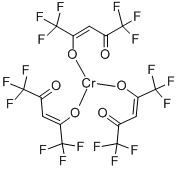 CAS 登录号：14592-80-4， (OC-6-11)-三(1,1,1,5,5,5-六氟-2,4-戊烷二酮)-铬