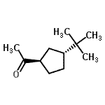 CAS#: 145930-11-6, 1-[(1R,3R)-3-(2-Methyl-2-Propanyl)Cyclopentyl]Ethanone