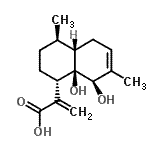 CAS#: 145941-07-7, 2-[(1S,4R,4aS,8R,8aR)-8,8A-Dihydroxy-4,7-Dimethyl-1,2,3,4,4A,5,8,8A-Octahydro-1-Naphthalenyl]Acrylic Acid