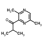 CAS 登录号：145984-66-3， 1-(3,6-二甲基-2-吡嗪基)-2-甲基-1-丙酮