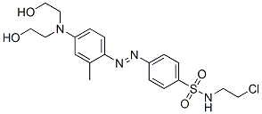 CAS#: 14607-25-1, p-[[4-[Bis(2-Hydroxyethyl)Amino]-o-Tolyl]Azo]-N-(2-Chloroethyl)Benzenesulphonamide