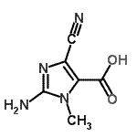CAS#: 146091-59-0, 2-Amino-4-Cyano-1-Methyl-1H-Imidazole-5-Carboxylic Acid