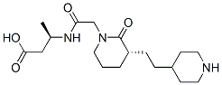 CAS#: 146144-48-1, (3R)-3-[[2-[(3R)-2-Oxo-3-(2-Piperidin-4-Ylethyl)Piperidin-1-Yl]Acetyl]Amino]Butanoic Acid