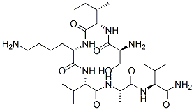 CAS#: 146163-06-6, (2S)-6-Amino-2-[[(2S,3S)-2-[[(2S)-2-Amino-3-Hydroxypropanoyl]Amino]-3-Methylpentanoyl]Amino]-N-[(2S)-1-[[(2S)-1-[[(2S)-1-Amino-3-Methyl-1-Oxobutan-2-Yl]Amino]-1-Oxopropan-2-Yl]Amino]-3-Methyl-1-Oxobutan-2-Yl]Hexanamide