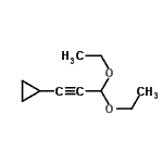 CAS 登录号：146195-69-9， (3,3-二乙氧基-1-丙炔-1-基)环丙烷