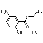 CAS 登录号：146348-81-4， 乙基5-氨基-2-甲基-苯甲酸酯盐酸盐
