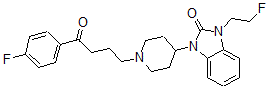 CAS 登录号：146436-64-8， 1-(2-氟乙基)-3-[1-[4-(4-氟苯基)-4-氧代丁基]哌啶-4-基]苯并咪唑-2-酮