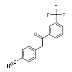 CAS#: 146653-56-7, 4-{2-Oxo-2-[3-(Trifluoromethyl)Phenyl]Ethyl}Benzonitrile
