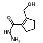 CAS 登录号：14668-65-6， 2-(羟基甲基)-1-环戊烯-1-甲酰肼