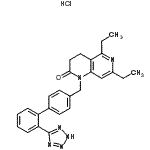 CAS#: 146709-78-6, 5,7-Diethyl-1-{[2'-(1H-Tetrazol-5-Yl)-4-Biphenylyl]Methyl}-3,4-Dihydro-1,6-Naphthyridin-2(1H)-One Hydrochloride (1:1)