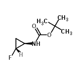 CAS#: 146726-40-1, 2-Methyl-2-Propanyl [(1R,2R)-2-Fluorocyclopropyl]Carbamate