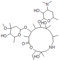 CAS#: 146763-21-5, 10-(4-Dimethylamino-3-Hydroxy-6-Methyloxan-2-Yl)Oxy-2-Ethyl-3,9-Dihydroxy-12-(5-Hydroxy-4-Methoxy-4,6-Dimethyloxan-2-Yl)Oxy-3,7,9,11,13-Pentamethyl-1-Oxa-5-Azacyclotetradecan-14-One