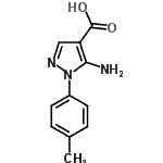 CAS 登录号：14678-93-4， 5-氨基-1-(4-甲基苯基)-1H-吡唑-4-羧酸