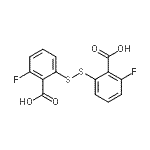 CAS#: 147027-64-3, 2,2'-Disulfanediylbis(6-Fluorobenzoic Acid)