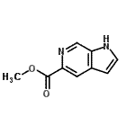 CAS 登录号：147071-00-9， 甲基1H-吡咯并[2,3-c]吡啶-5-羧酸酯