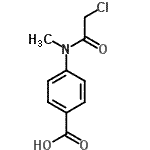 CAS 登录号：147149-44-8， 4-[(氯乙酰基)(甲基)氨基]苯甲酸