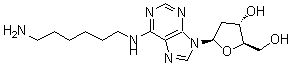 CAS 登录号：147218-60-8， N-(6-氨基己基)-2'-脱氧腺苷