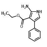 CAS 登录号：147353-77-3， 乙基2-氨基-4-苯基-1H-吡咯-3-羧酸酯