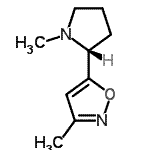 CAS#: 147402-73-1, 3-Methyl-5-[(2R)-1-Methyl-2-Pyrrolidinyl]-1,2-Oxazole