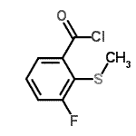 CAS#: 147460-54-6, 3-Fluoro-2-(Methylsulfanyl)Benzoyl Chloride