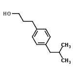 CAS 登录号：147598-21-8， 3-(4-异丁基苯基)-1-丙醇