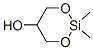 CAS 登录号：14760-14-6， 2,2-二甲基-1,3-二氧杂-2-硅杂环己烷-5-醇