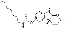 CAS#: 147650-57-5, [(4aS,9aS)-2,4a,9-Trimethyl-4,9a-Dihydro-3H-Oxazino[6,5-b]Indol-6-Yl] N-Heptylcarbamate