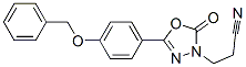 CAS 登录号：147807-20-3， 3-[2-氧代-5-[4-(苯基甲氧基)苯基]-1,3,4-恶二唑-3-基]丙腈
