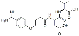 CAS 登录号：147865-49-4， (2S)-2-[[(2S)-2-[4-(4-甲脒基苯氧基)丁酰基氨基]-4-羟基-4-氧代丁酰基]氨基]-3-甲基丁酸