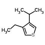 CAS#: 147871-81-6, 3-Ethyl-4-Isopropylthiophene