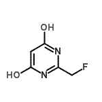 CAS 登录号：1480-98-4， 2-(氟甲基)-4,6-嘧啶二醇