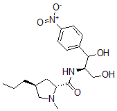 CAS 登录号：148077-13-8， (2R,4S)-N-[(2R)-1,3-二羟基-1-(4-硝基苯基)丙-2-基]-1-甲基-4-丙基吡咯烷-2-甲酰胺