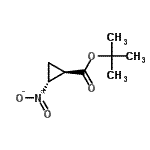 CAS#: 148124-02-1, 2-Methyl-2-Propanyl (1R,2R)-2-Nitrocyclopropanecarboxylate