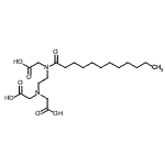 CAS 登录号：148124-42-9， N-{2-[二(羧甲基)氨基]乙基}-N-月桂酰甘氨酸