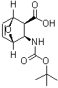 CAS 登录号：148257-14-1， (1R,2S,3R,4S)-3-({[(2-甲基-2-丙基)氧基]羰基}氨基)-7-氧杂双环[2.2.1]庚-5-烯-2-羧酸