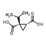 CAS#: 148261-92-1, (1R,2R)-1-Isopropyl-1,2-Cyclopropanedicarboxylic Acid