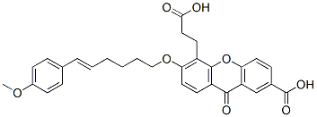 CAS#: 148291-65-0, 5-(2-Carboxyethyl)-6-[(E)-6-(4-Methoxyphenyl)Hex-5-Enoxy]-9-Oxoxanthene-2-Carboxylic Acid
