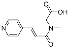 CAS#: 148332-68-7, 2-[Methyl-[(E)-3-Pyridin-4-Ylprop-2-Enoyl]Amino]Acetic Acid