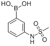 CAS 登录号：148355-75-3， B-[3-[(甲基磺酰基)氨基]苯基]-硼酸