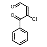 CAS 登录号：148470-36-4， (2E)-3-氯-4-氧代-4-苯基-2-丁烯醛