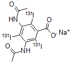 CAS#: 14855-77-7, 3,5-Bis(Acetylamino)-2,4,6-Tri(131I)Iodobenzoic Acid Sodium Salt