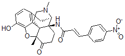 CAS 登录号：148717-84-4， N-((5alpha)-4,5-环氧-3-羟基-5,17-二甲基-6-氧代吗喃-14-基)-3-(4-硝基苯基)-2-丙烯酰胺