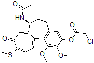 CAS#: 148731-66-2, [(7S)-7-Acetamido-1,2-Dimethoxy-10-Methylsulfanyl-9-Oxo-6,7-Dihydro-5H-Benzo[d]Heptalen-3-Yl] 2-Chloroacetate