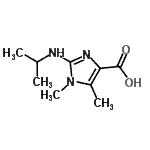 CAS 登录号：148741-72-4， 2-(异丙基氨基)-1,5-二甲基-1H-咪唑-4-羧酸