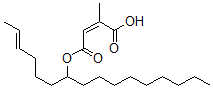 CAS 登录号：148796-52-5， (Z)-4-[(E)-十六碳-2-烯-7-基]氧基-2-甲基-4-氧代丁-2-烯酸