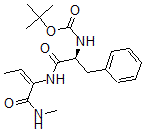 CAS 登录号：148914-46-9， N-[(2S)-1-[[(E)-1-甲基氨基-1-氧代丁-2-烯-2-基]氨基]-1-氧代-3-苯基丙烷-2-基]氨基甲酸叔丁酯